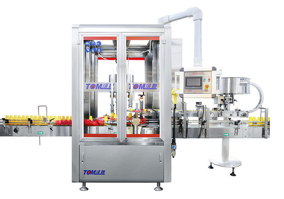 kupować 6000BPH 6 głowicowe maszyny do pokrywania obrotowe w pełni automatyczne produkcja online