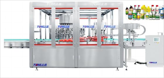 kupować Wysokiej prędkości Monoblock Filler Capper Machine 100ml-1L 12 głów online manufacture