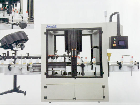 kupować Niemetalowe obracające się automatyczne maszyny zatykające butelkę sterowaną przez PLC produkcja online