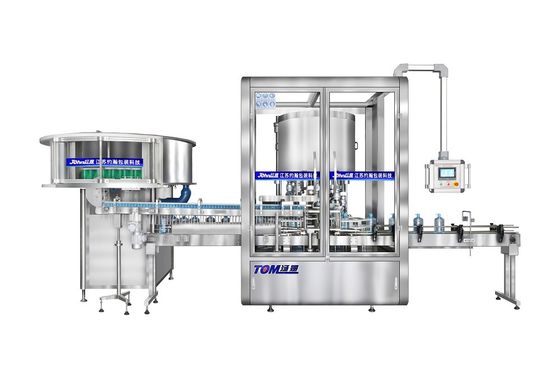 kupować 6000BPH PLC sterowane obracające się maszyny pokrywające 8 10 12 głów produkcja online