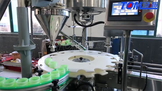 kupować Całkowicie automatyczna maszyna do pakowania proszku do butelek sterowana przez PLC produkcja online