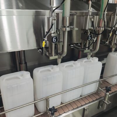 Factory Made1-5L Detergent Liquid Filling Machine With Capping and Lableling Integrated